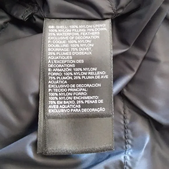 🆕 The North Face Women's Metro 2 Parka Down Long Hooded Jkt, Small, TNF Black - Picture 8 of 10